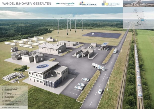 Hydrogen power plant secures supplies: German premiere in Brandenburg